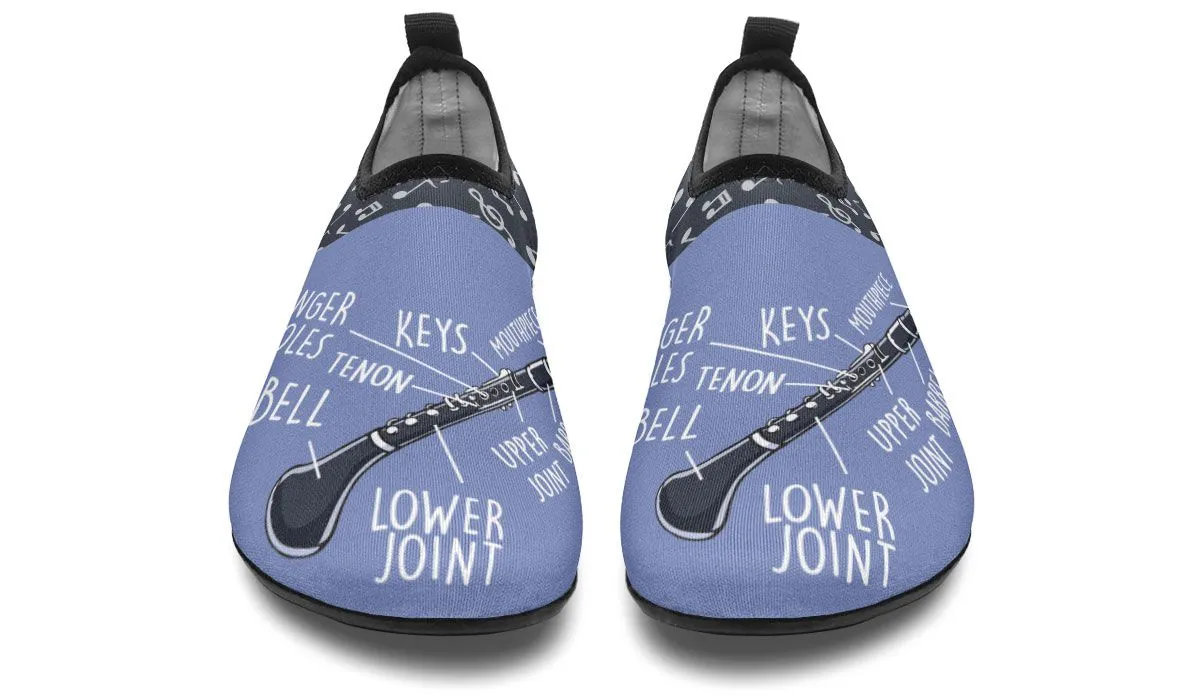 Clarinet Diagram Aqua Barefoot Shoes