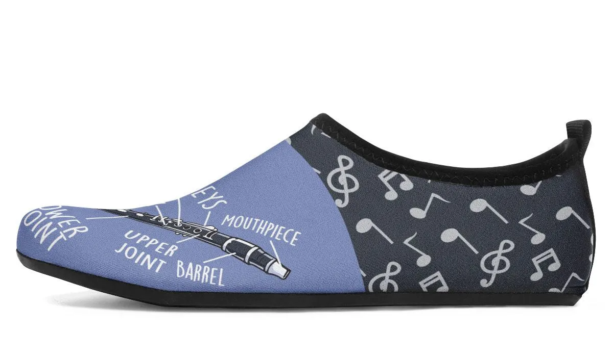 Clarinet Diagram Aqua Barefoot Shoes
