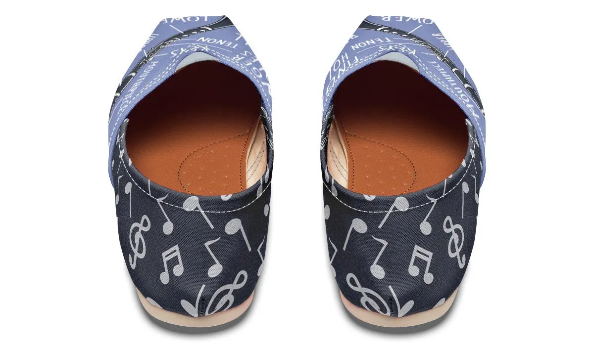 Clarinet Diagram Casual Shoes