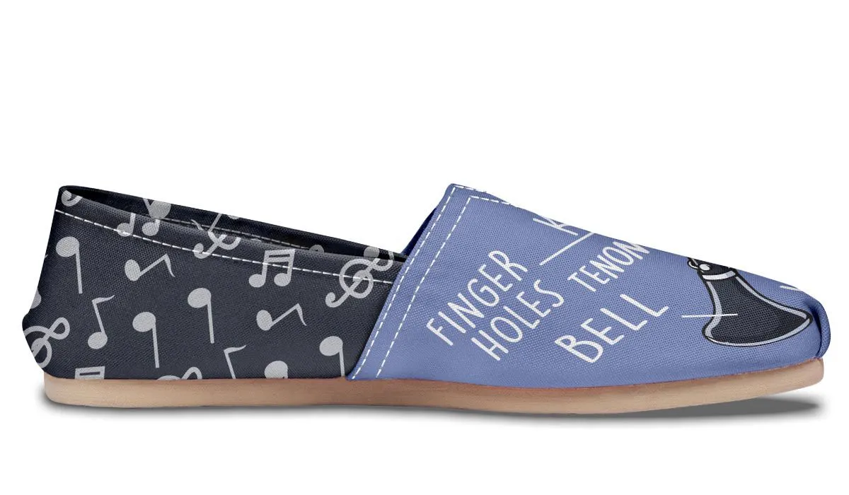 Clarinet Diagram Casual Shoes