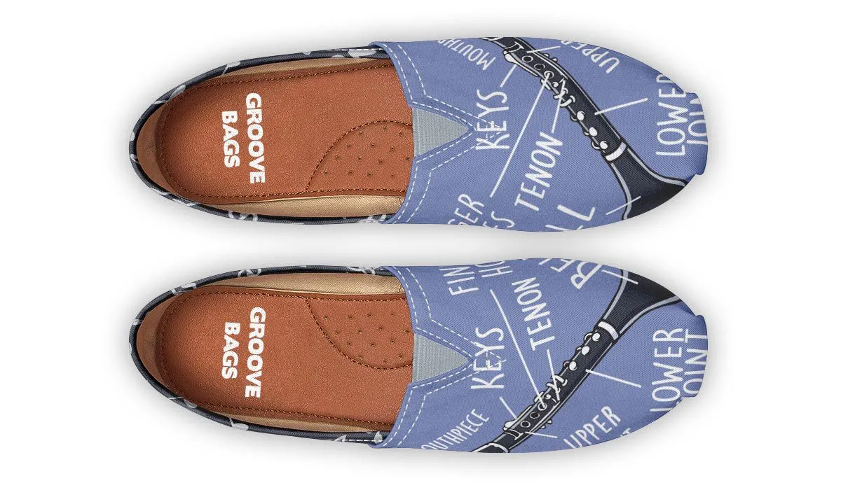 Clarinet Diagram Casual Shoes
