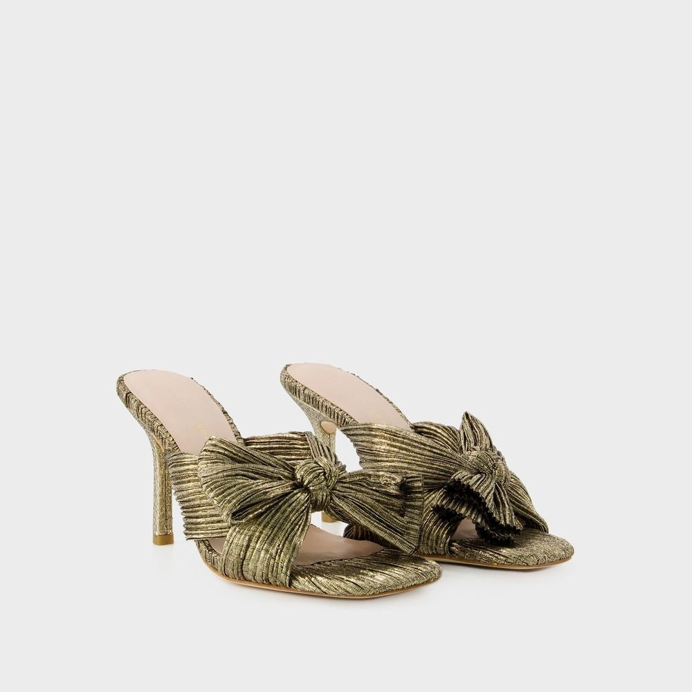 Claudia Sandals - Synthetic Leather - Gold