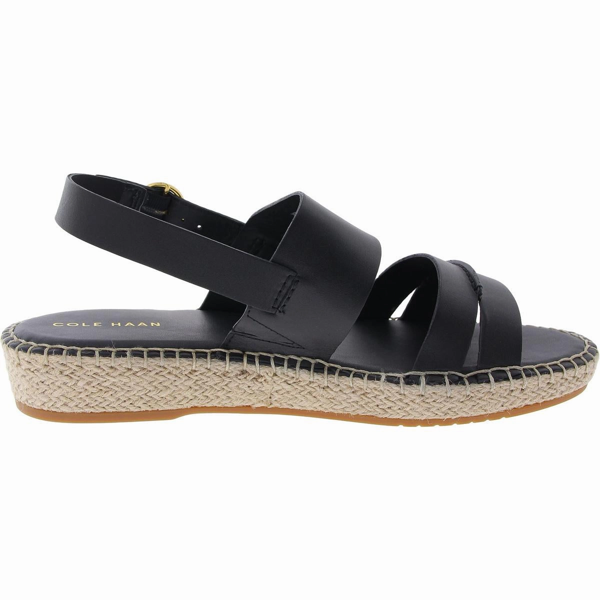 Cloud feel Tilden Womens Strappy Faux Leather Wedge Sandals