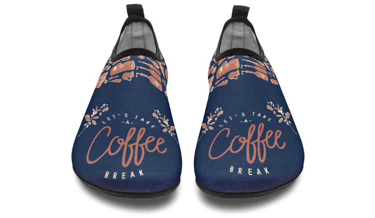 Coffee Break Aqua Barefoot Shoes