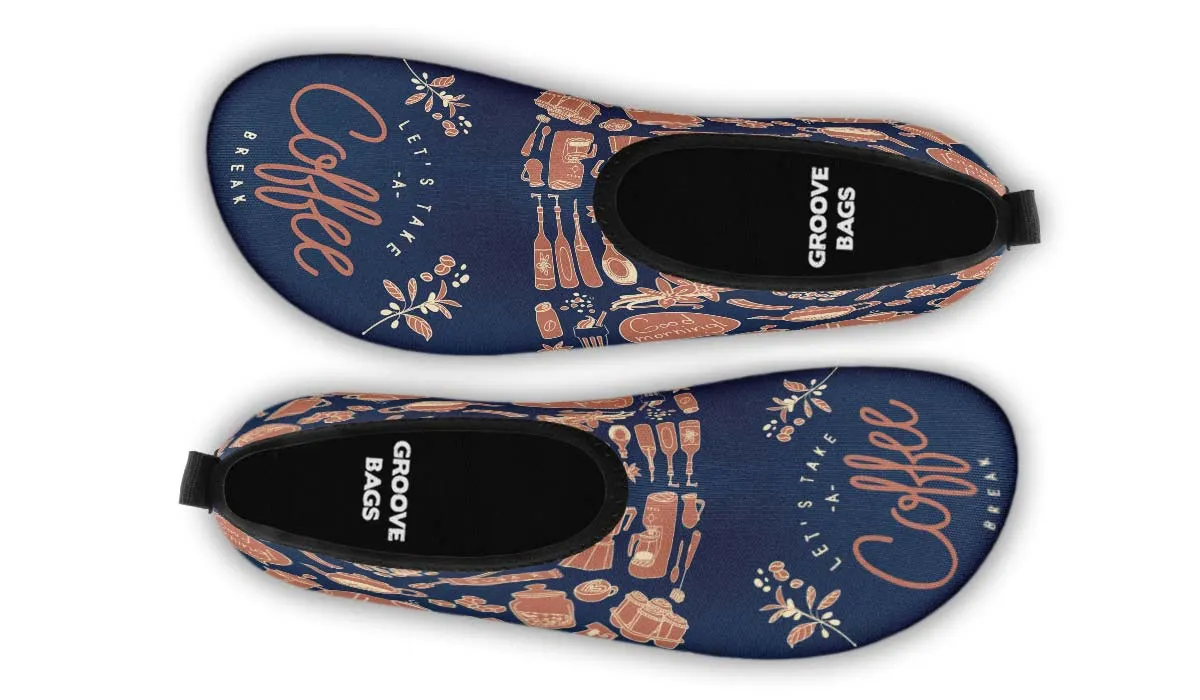Coffee Break Aqua Barefoot Shoes