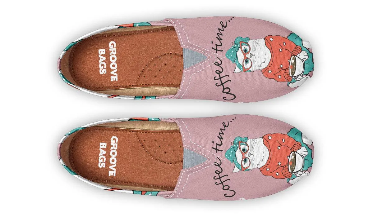 Coffee Kitty Casual Shoes