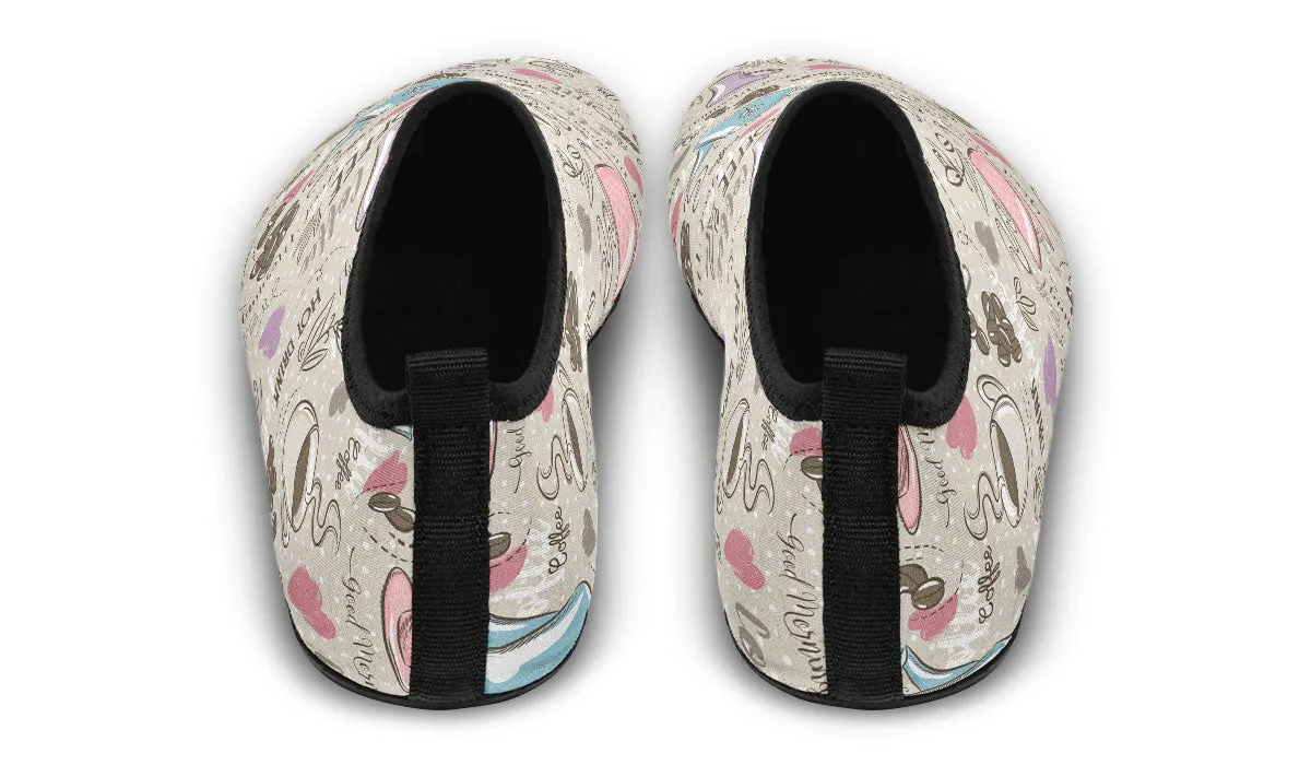 Coffee Love Aqua Barefoot Shoes