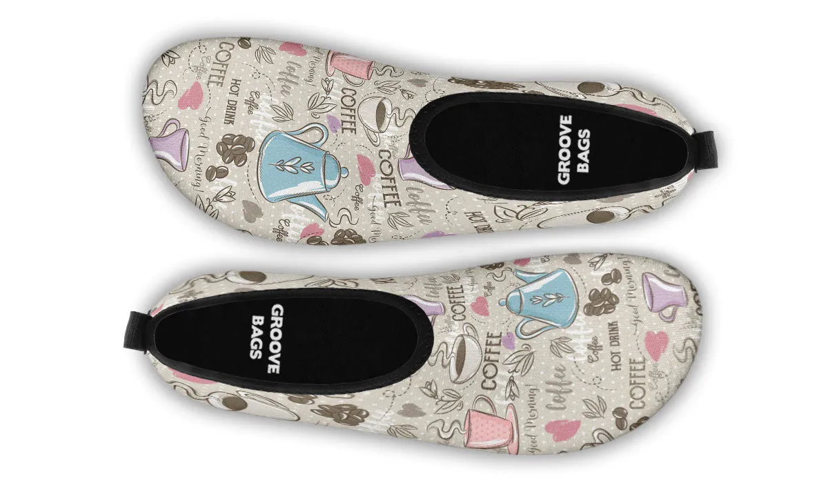 Coffee Love Aqua Barefoot Shoes