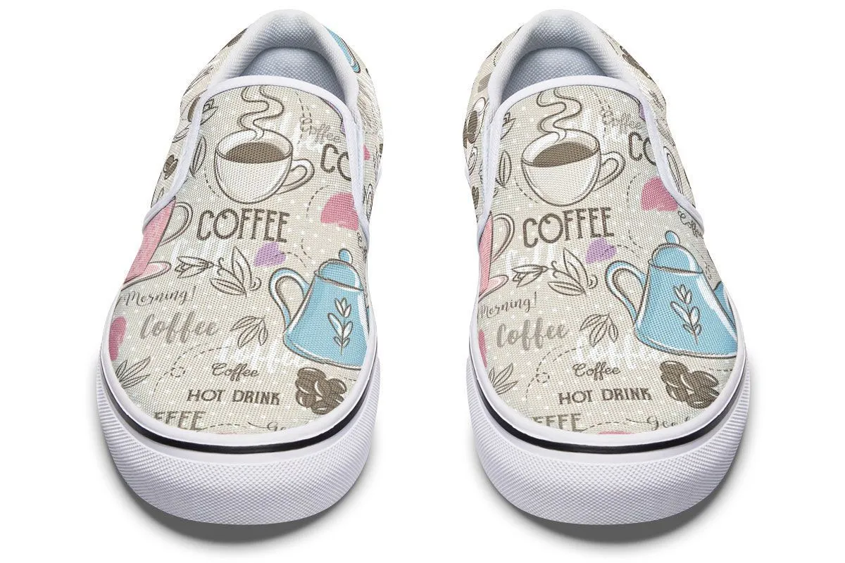 Coffee Love Slip-On Shoes