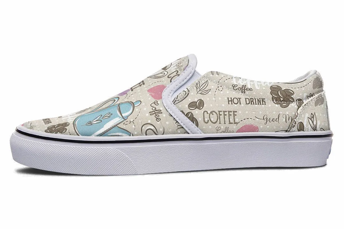 Coffee Love Slip-On Shoes