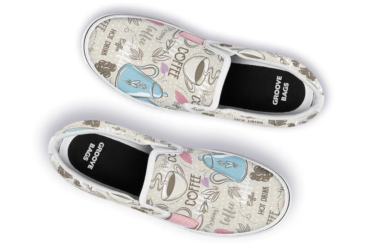 Coffee Love Slip-On Shoes