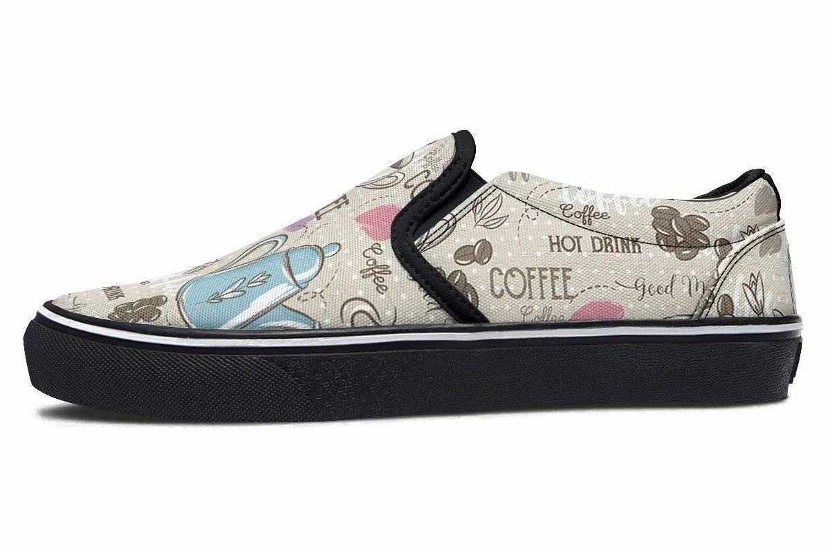 Coffee Love Slip-On Shoes