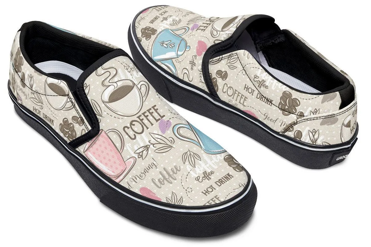 Coffee Love Slip-On Shoes