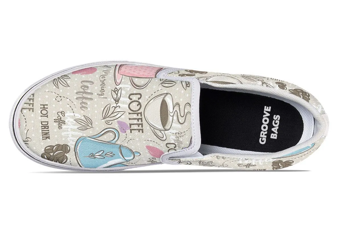 Coffee Love Slip-On Shoes