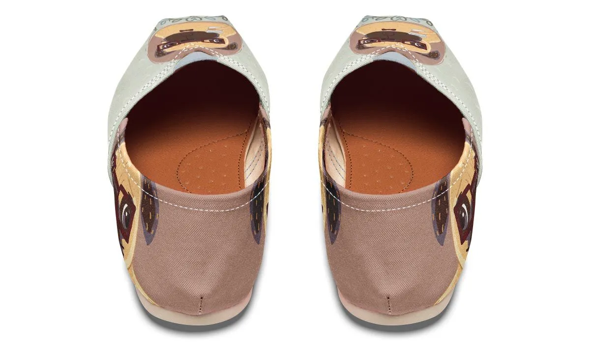 Coffee Pug Casual Shoes