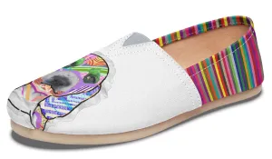Collage Pup Basset Hound Casual Shoes