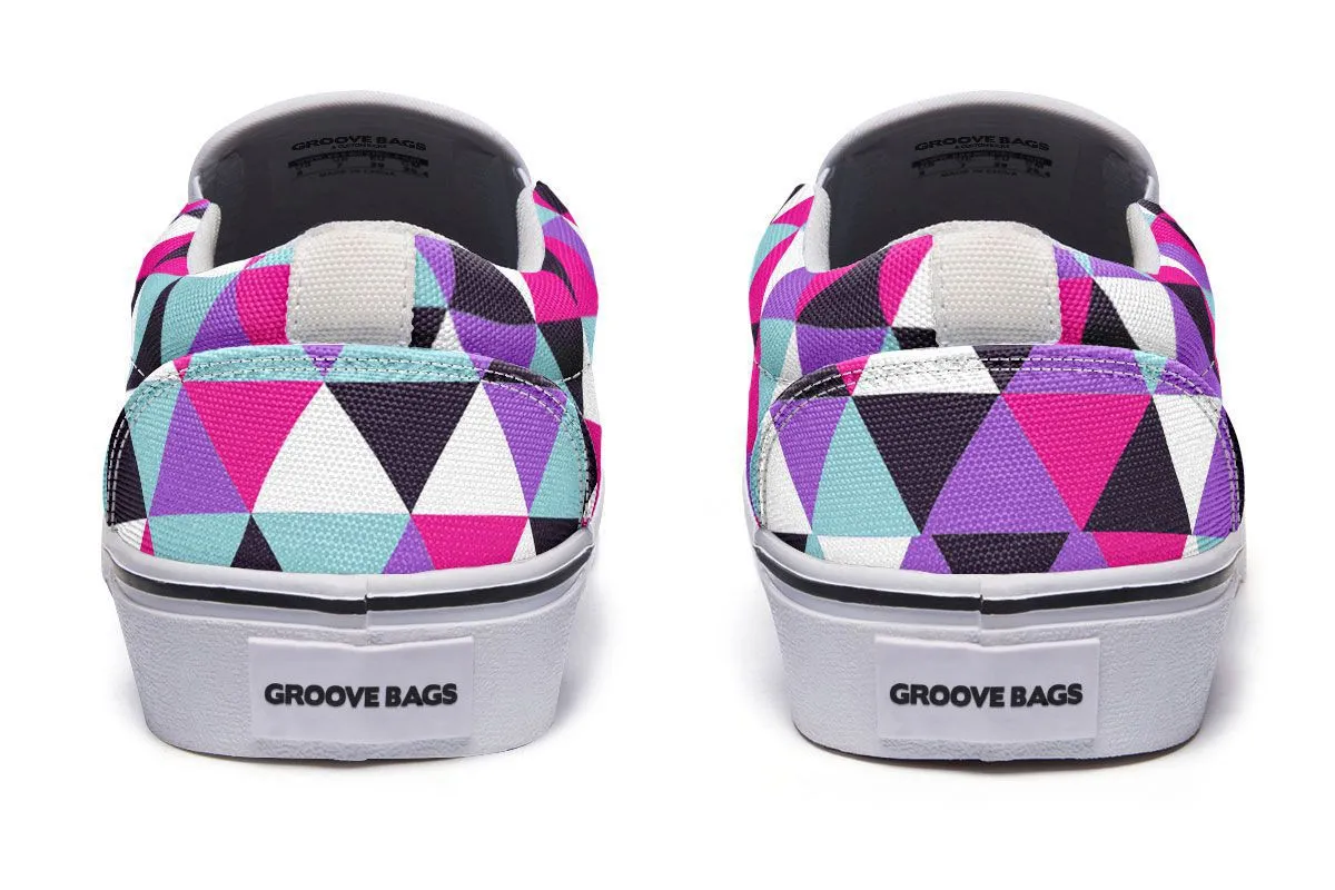Collage Pup Bostie Slip-On Shoes