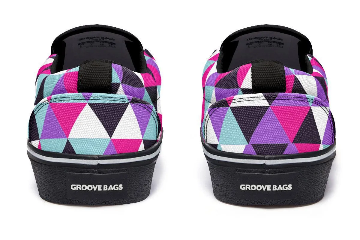 Collage Pup Bostie Slip-On Shoes