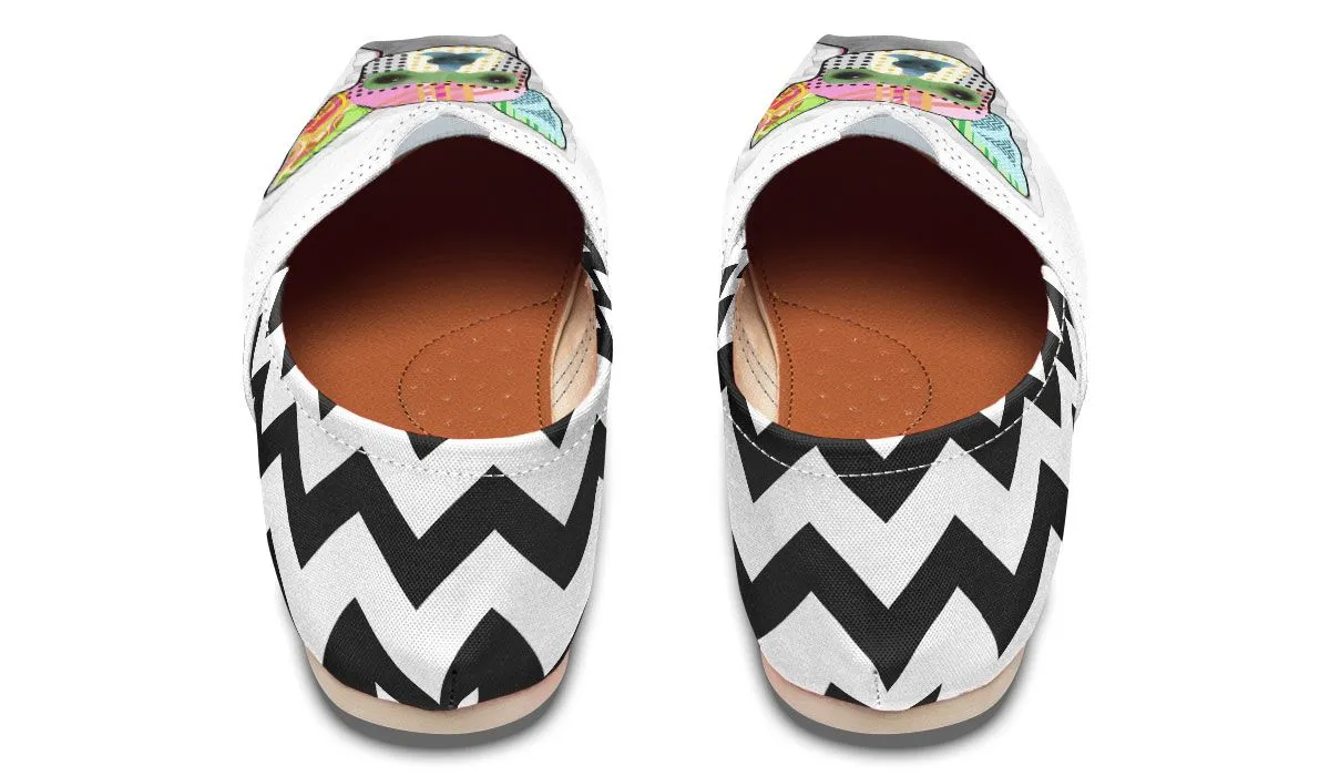 Collage Pup Chihuahua Casual Shoes