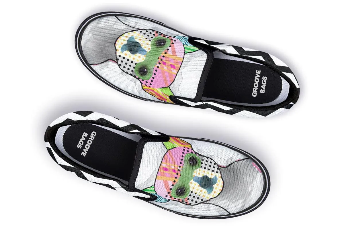 Collage Pup Chihuahua Slip-On Shoes