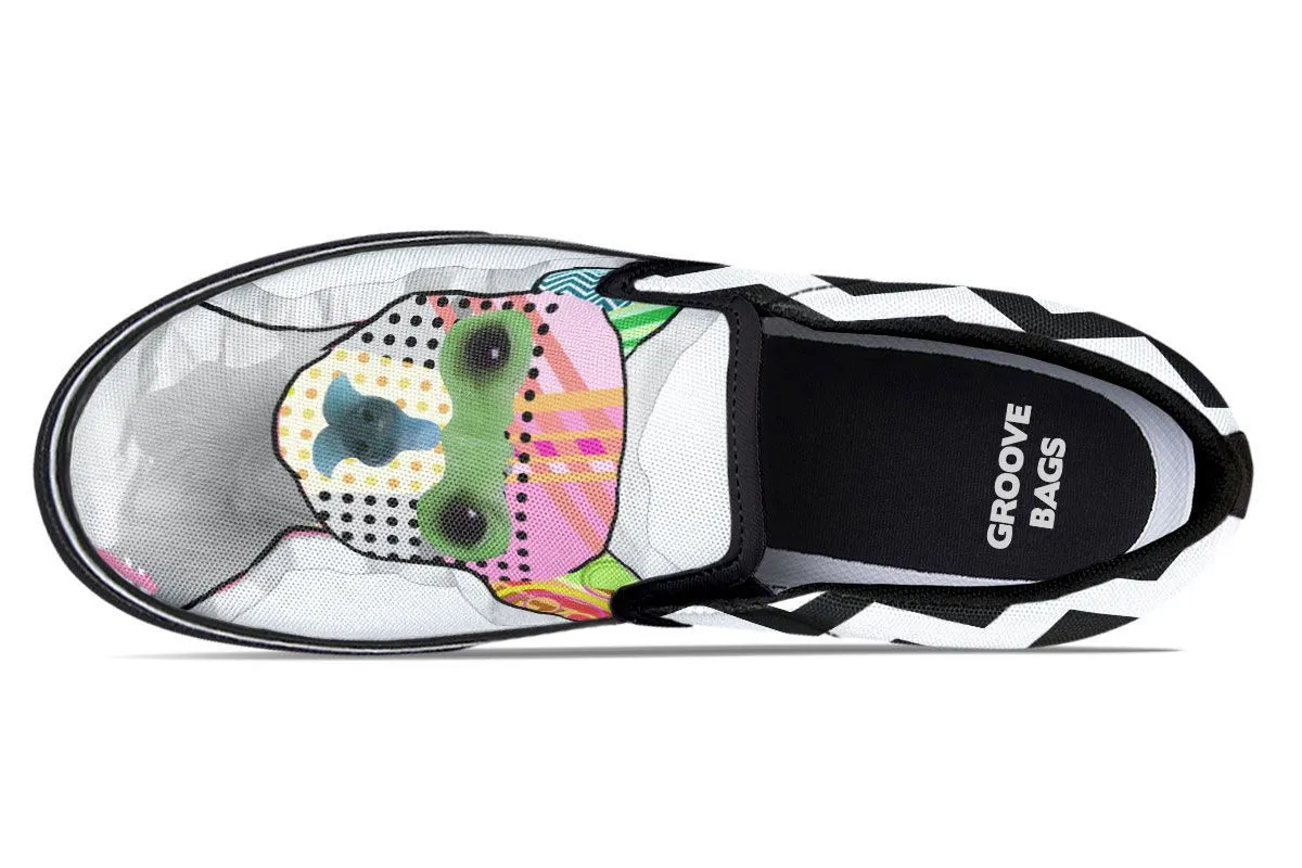 Collage Pup Chihuahua Slip-On Shoes