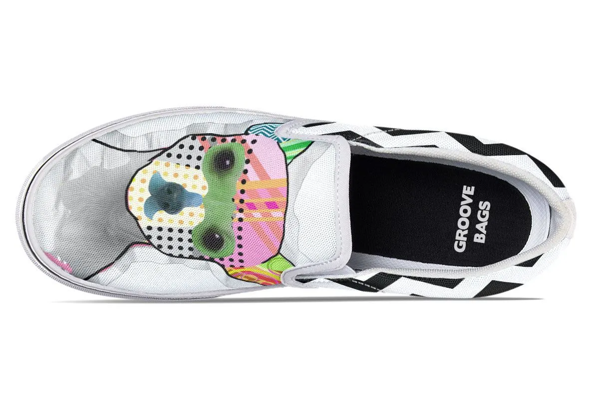 Collage Pup Chihuahua Slip-On Shoes