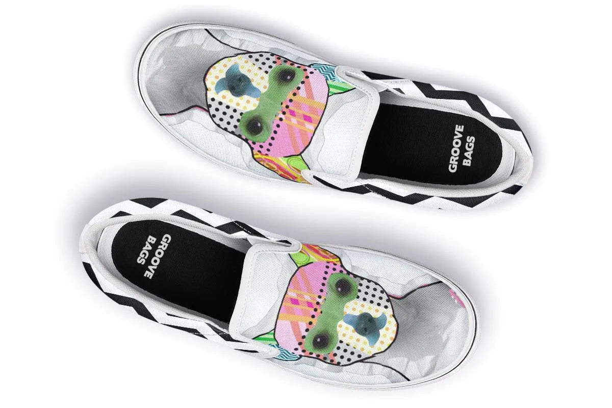 Collage Pup Chihuahua Slip-On Shoes