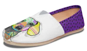 Collage Pup Dachshund Casual Shoes