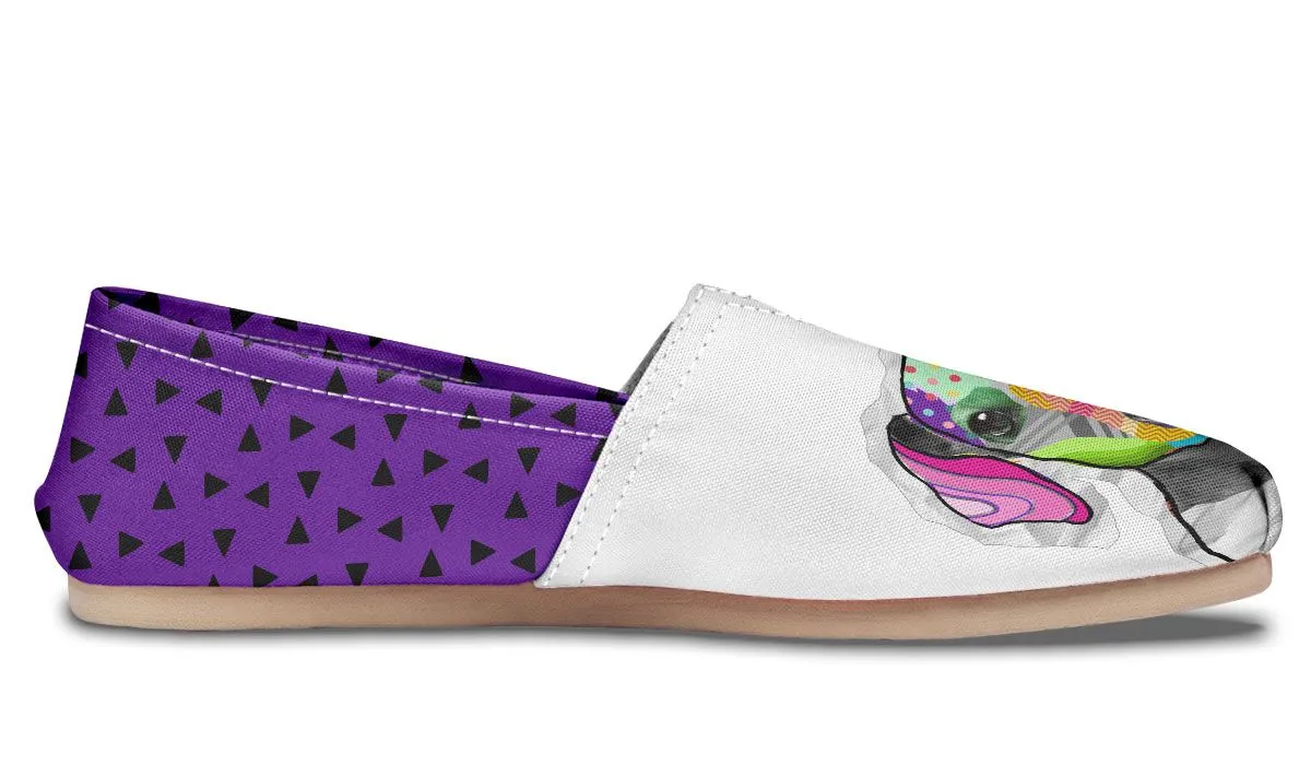 Collage Pup Dachshund Casual Shoes