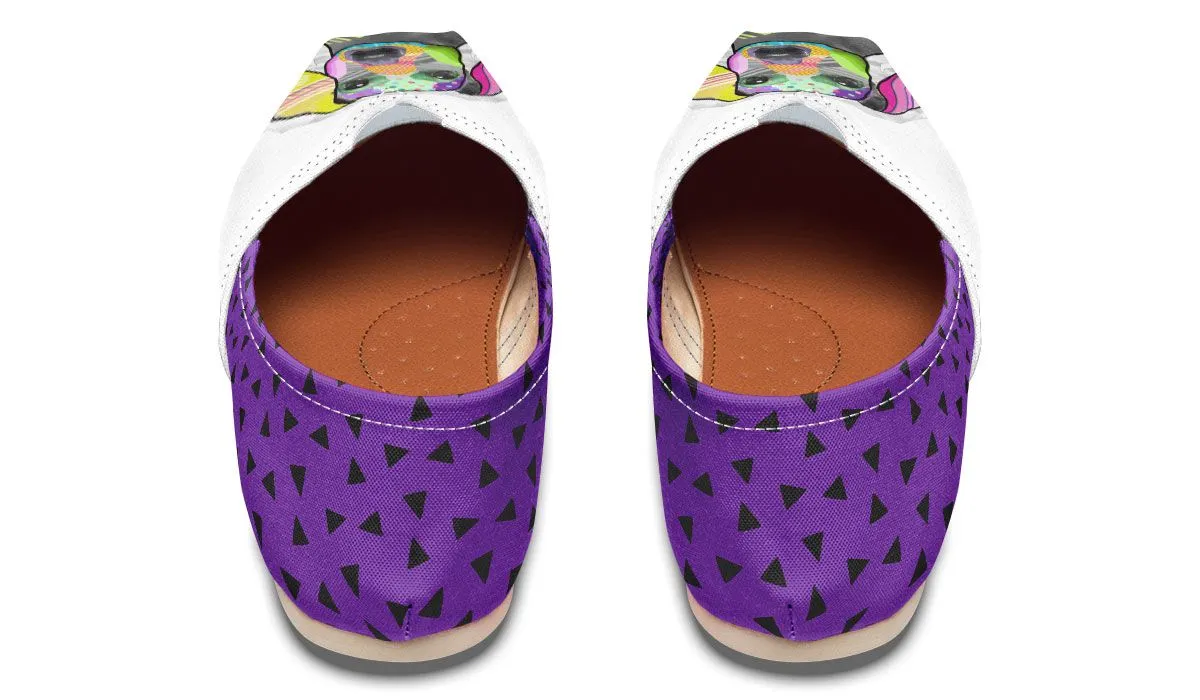 Collage Pup Dachshund Casual Shoes