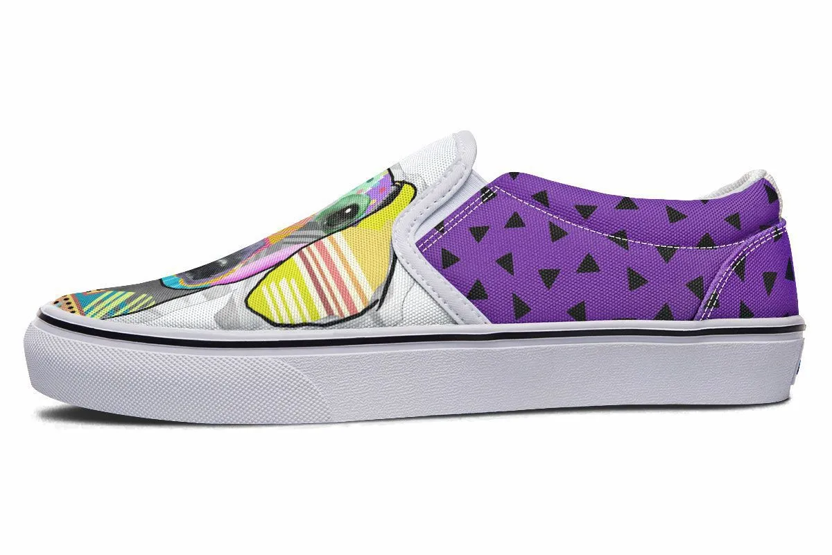 Collage Pup Dachshund Slip-On Shoes