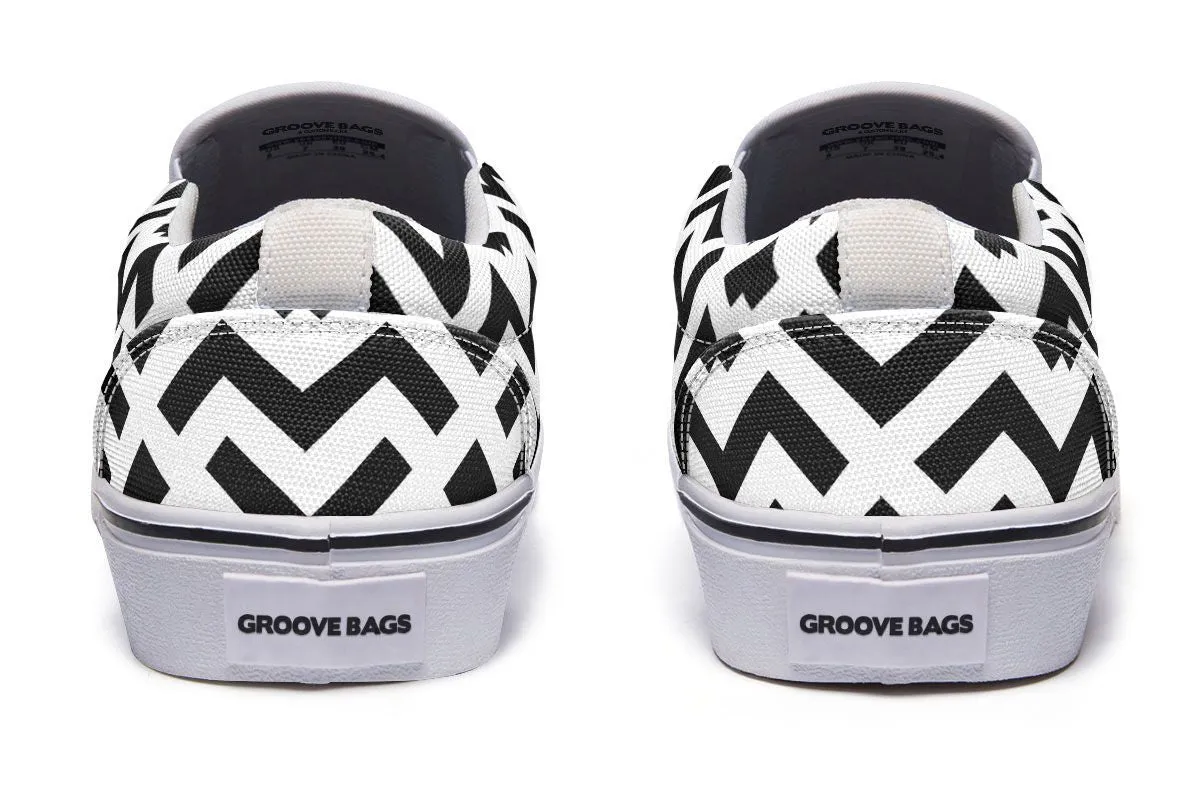 Collage Pup Frenchie Slip-On Shoes