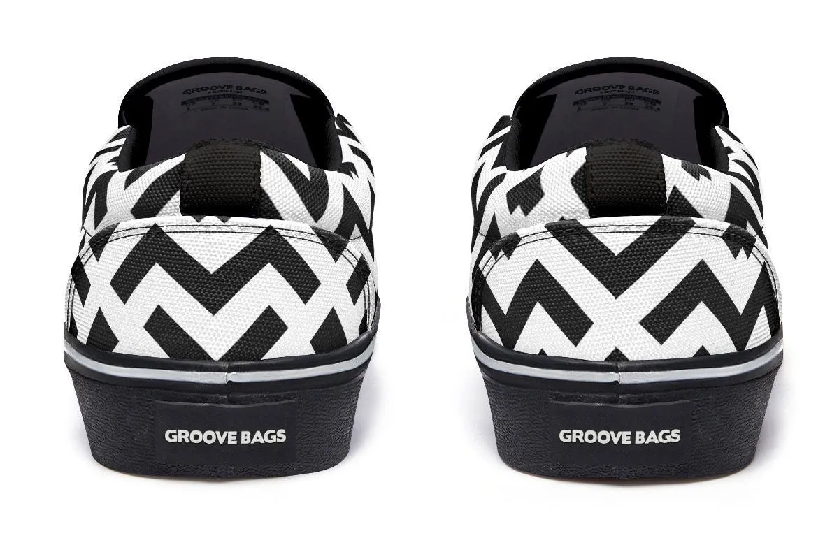 Collage Pup Frenchie Slip-On Shoes