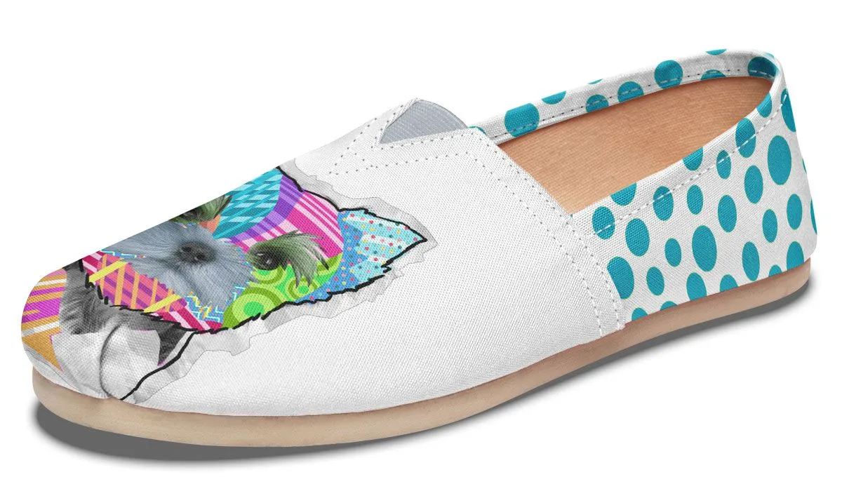 Collage Pup Yorkie Casual Shoes