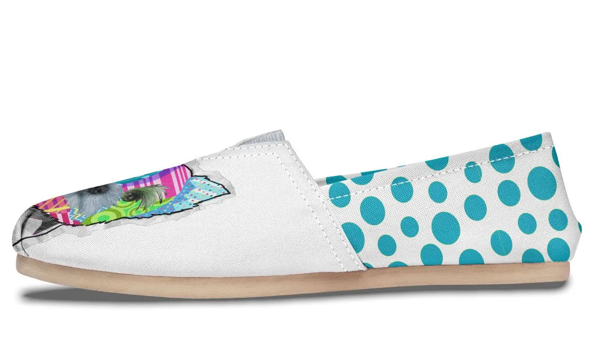 Collage Pup Yorkie Casual Shoes