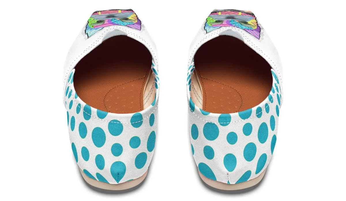 Collage Pup Yorkie Casual Shoes
