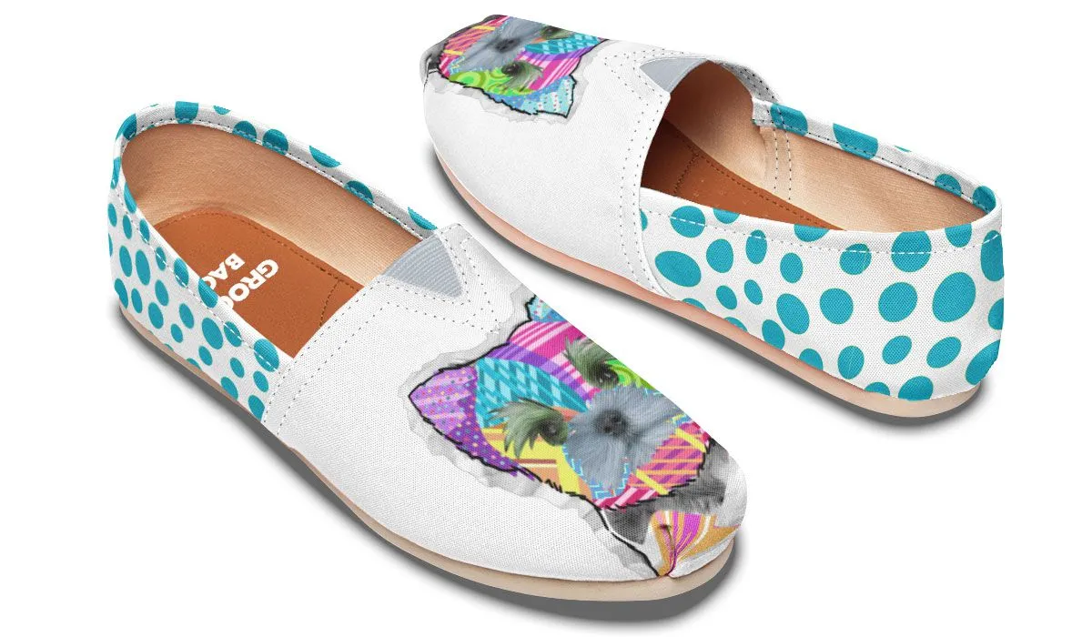 Collage Pup Yorkie Casual Shoes