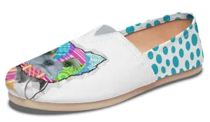 Collage Pup Yorkie Casual Shoes