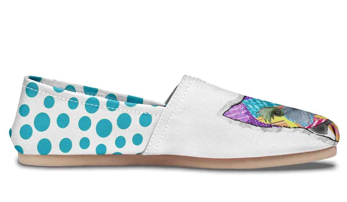 Collage Pup Yorkie Casual Shoes