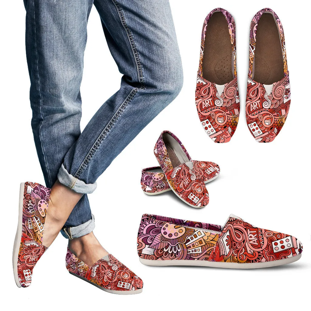 Colorful Art Casual Shoes
