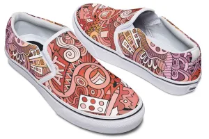 Colorful Art Slip-On Shoes