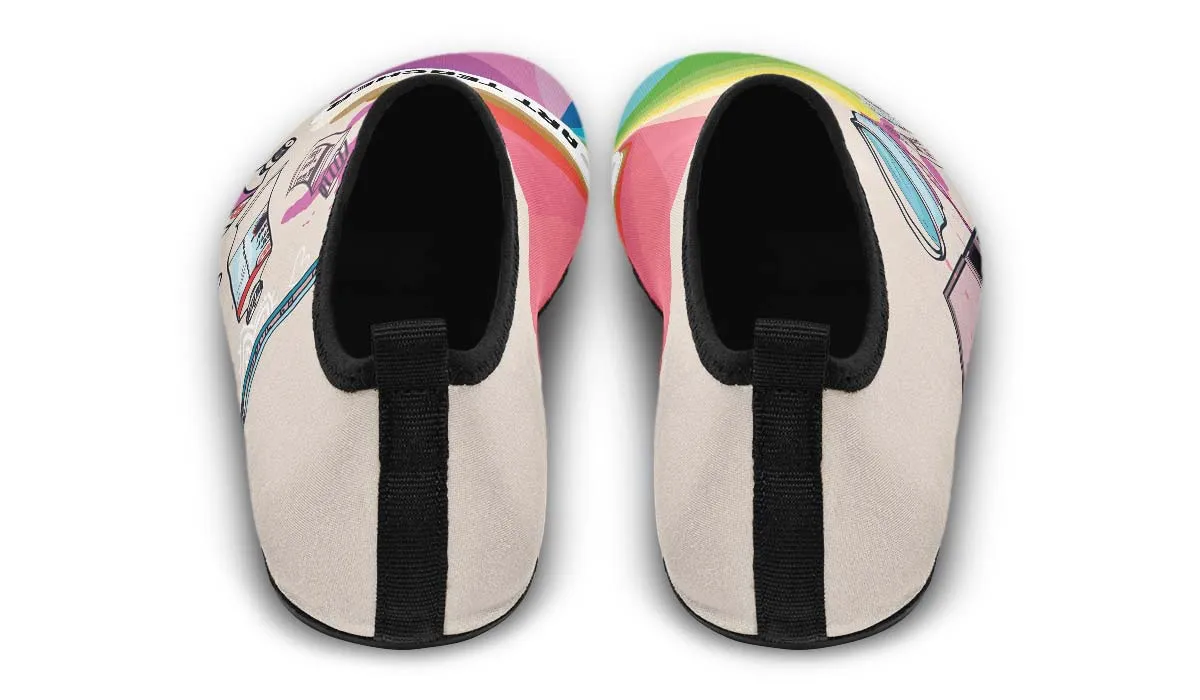 Colorful Art Teacher Aqua Barefoot Shoes