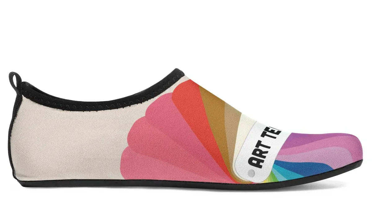Colorful Art Teacher Aqua Barefoot Shoes