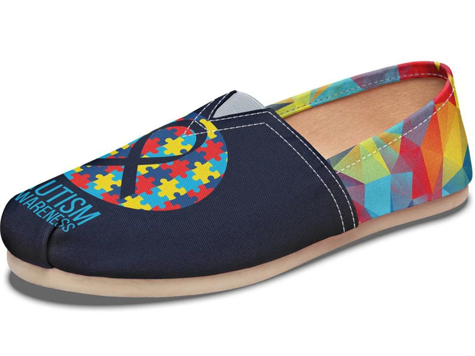 Colorful Autism Casual Shoes