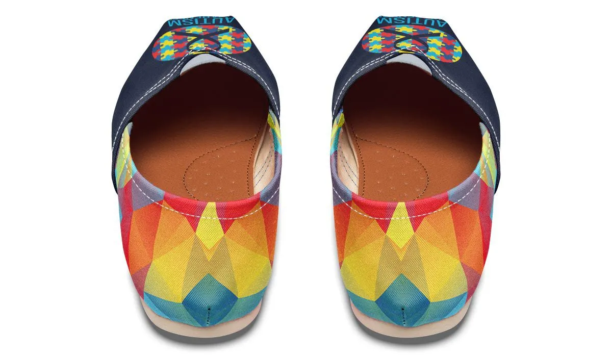 Colorful Autism Casual Shoes