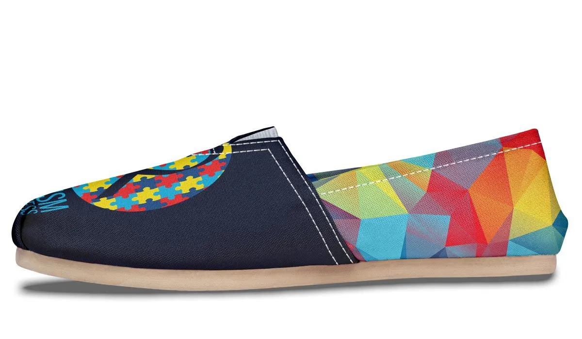 Colorful Autism Casual Shoes