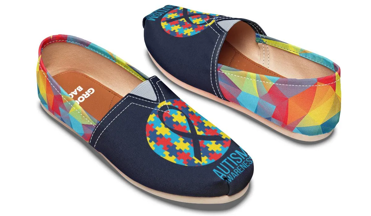 Colorful Autism Casual Shoes