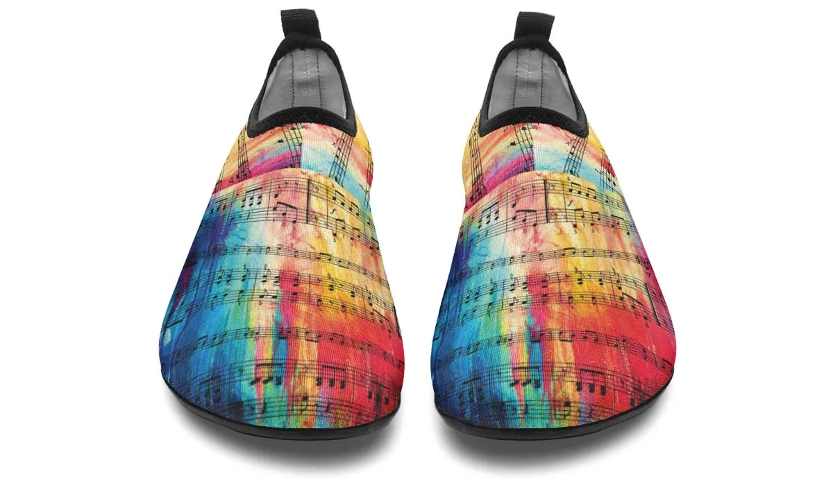 Colorful Music Aqua Barefoot Shoes