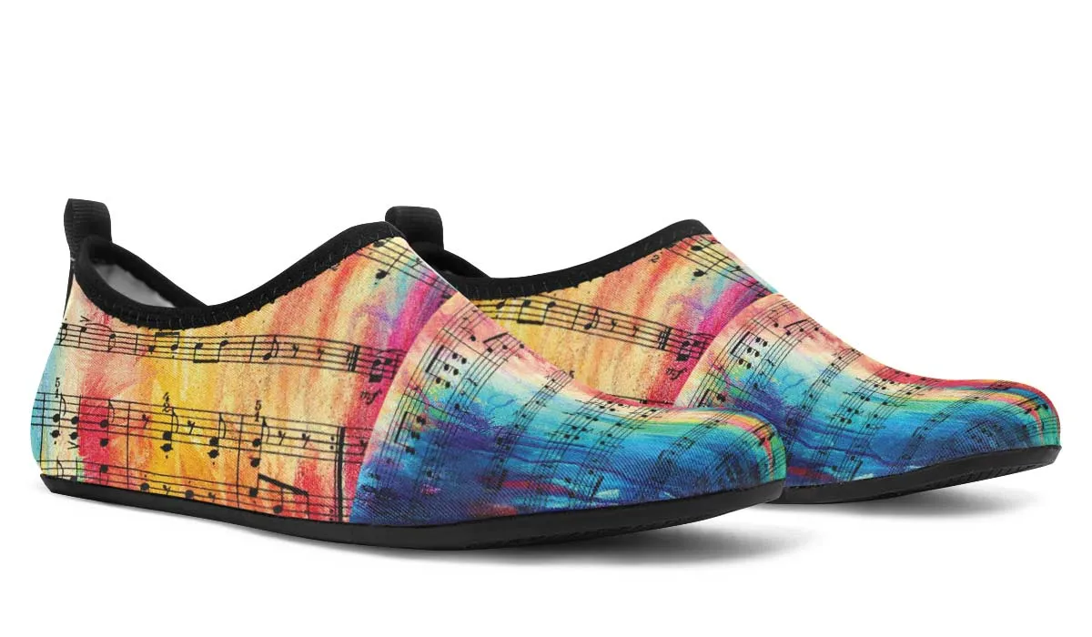 Colorful Music Aqua Barefoot Shoes