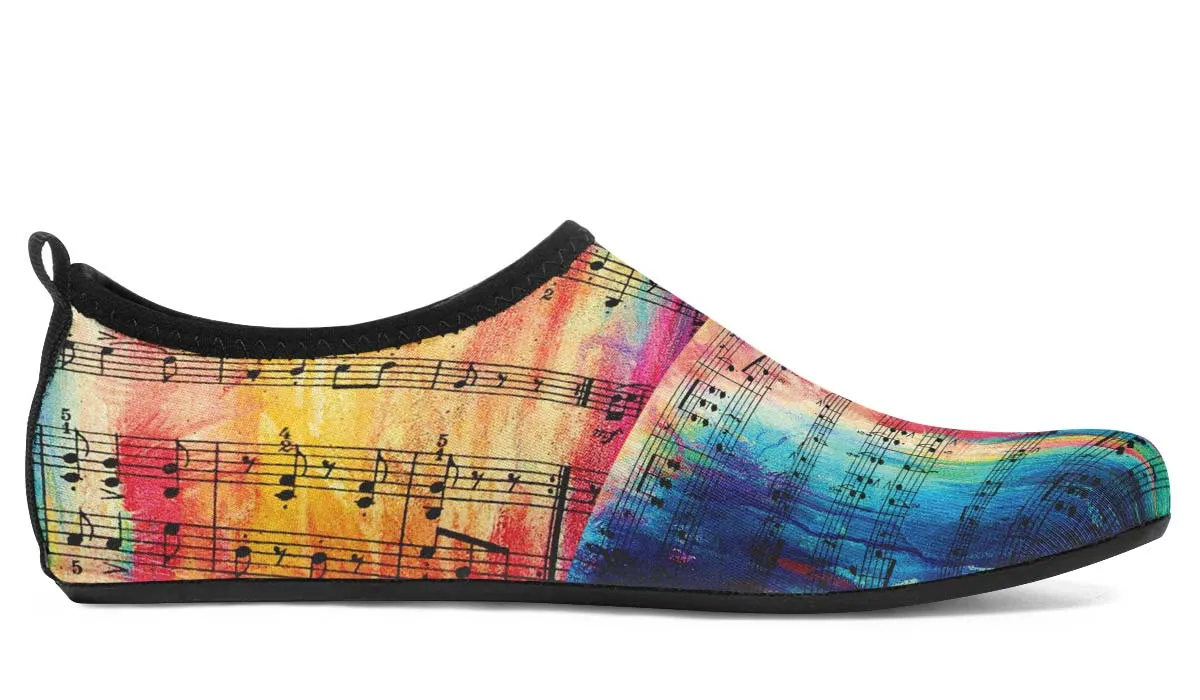 Colorful Music Aqua Barefoot Shoes